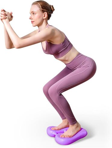 Inflatable Steppers for Exercise at Home, Mini Air Stepper, Stair Stepper for Girls Workout, Foot Massage Balance Board for Yoga Training, 220LB Capacity in Saudi Arabia
