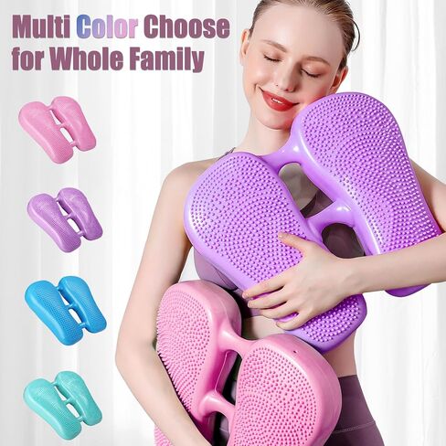 Inflatable Steppers for Exercise at Home, Mini Air Stepper, Stair Stepper for Girls Workout, Foot Massage Balance Board for Yoga Training, 220LB Capacity in Saudi Arabia