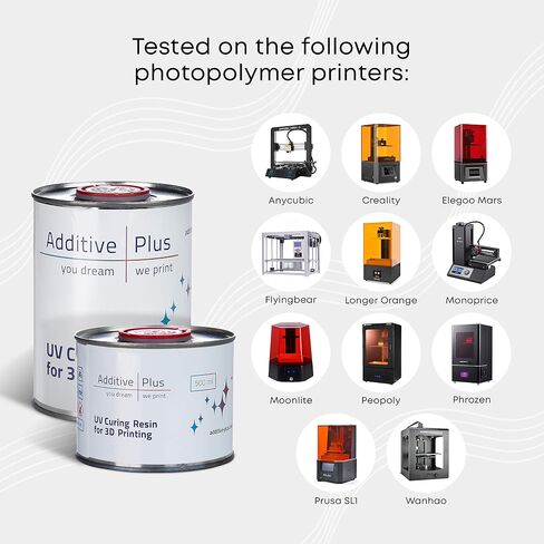 Additive Plus Castable Resin Jewelry Liquid Casting/Wax Resin for LCD 3D Printer | UV Curing Photopolymer Resin Wax | High Detail and Printing Accuracy Translucent (500 ml) in Saudi Arabia