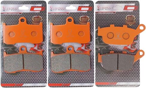 Front Rear Carbon Fiber Brake Pads Compatible with Kawasaki Z800 Z 800 2013-2016 Z 900 Z900 2017 2018 2019 2020 2021 Daytona 675 FA347F FA140R in Saudi Arabia