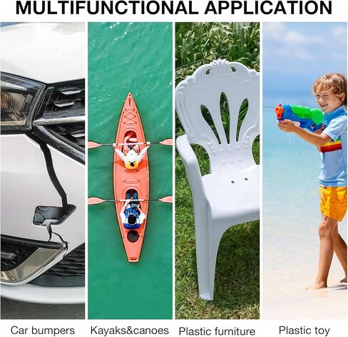 طقم لحام بلاستيكي، طقم لحام بلاستيكي مكون من قطعتين مكواة 50 وات/150 وات مع طرف لحام قابل للاستبدال و160 قطعة من قضبان اللحام - طقم إصلاح بلاستيكي احترافي لمصد السيارة، قوارب الكاياك، خزان ريباي in Kuwait