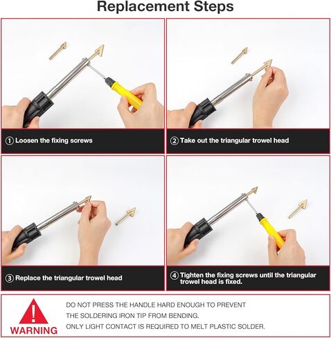 طقم لحام بلاستيكي، طقم لحام بلاستيكي مكون من قطعتين مكواة 50 وات/150 وات مع طرف لحام قابل للاستبدال و160 قطعة من قضبان اللحام - طقم إصلاح بلاستيكي احترافي لمصد السيارة، قوارب الكاياك، خزان ريباي in Kuwait