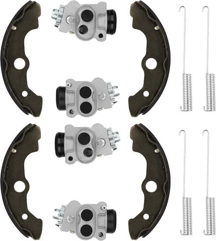 Front Brake Wheel Cylinders Shoes Fit for Honda Rancher 350 400 TRX350 TRX400 2004-2006, Foreman Rubicon 500 01-04, Rincon 650 03-05 45310-HN2-006 45330-HN2-006 - Full Set Left & Right ATV Drum Brakes in Saudi Arabia