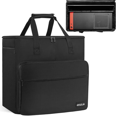 حقيبة كمبيوتر مكتبي للألعاب برج الكمبيوتر الشخصي حقيبة تخزين للسفر لشاشة هيكل الكمبيوتر (حتى 24 بوصة) ملحقات لوحة المفاتيح والماوس in Kuwait