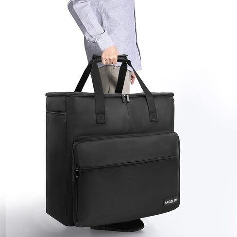 حقيبة كمبيوتر مكتبي للألعاب برج الكمبيوتر الشخصي حقيبة تخزين للسفر لشاشة هيكل الكمبيوتر (حتى 24 بوصة) ملحقات لوحة المفاتيح والماوس in Kuwait