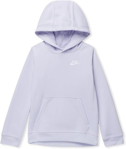 بلوفر بغطاء رأس صوف من Nike NSW Club (للأطفال الكبار) أرجواني أوكسجيني/أبيض SM (للأطفال الكبار) in Saudi Arabia