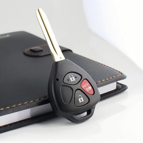 استبدال مفتاح Fob عن بعد متوافق مع Toyota Rav4 2006 2007 2008 2009 2010/Scion XB 2008-2013 مفتاح السيارة للتحكم عن بعد للدخول بدون مفتاح HYQ12BBY (قطعتان) in Kuwait
