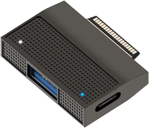 Xiwai USB3.1 Type-A & Type-C USB-C 15 فولت إلى محول شحن البيانات المغناطيسي SF532 لـ Surface Pro9 Pro8 Pro7 Pro6 Pro X Go Book in Kuwait