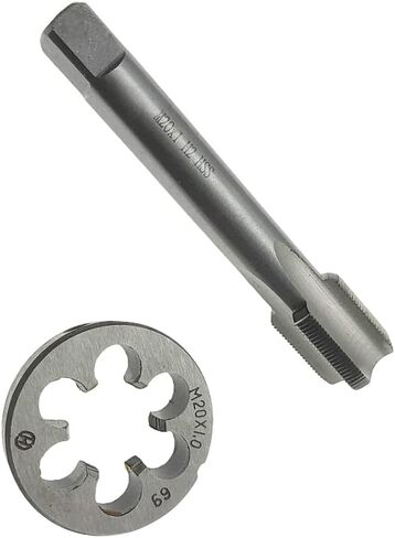 مجموعة الصنبور والقالب M20x1 RH لليد اليمنى M20x1 أداة خيوط الصنبور المترية آلة مخددة مستقيمة، M20 x 1 صنبور خيط وقالب مستدير RH M20 x 1 اضغط ويموت يمينًا in Kuwait