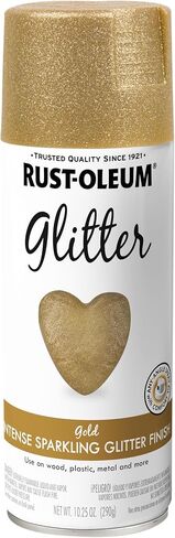 Rust-Oleum 301495 Specialty Glitter Spray Paint, 10.25 oz, Gold in Saudi Arabia