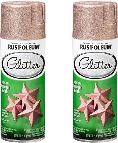 Rust-Oleum 301495 Specialty Glitter Spray Paint, 10.25 oz, Gold in Saudi Arabia