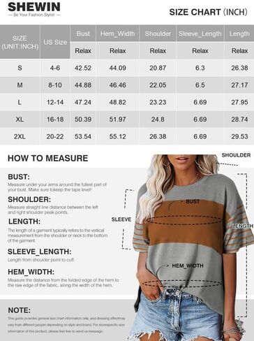 SHEWIN Womens T Shirts 2024 Casual Summer Short Sleeve Shirts Loose Crewneck Tee Side Split Cute Tops Oversized Tshirts for Women Khaki Orange XL in Saudi Arabia