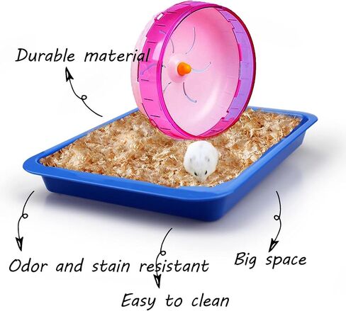 Hedgehog Litter Box, 3 Pcs Hedgehog Litter Boxes Tray, Plastic Pet Toilet, Small Animal Litter Tray Corner for Guinea Pig Hamster Pig Rabbit Pee (3 Color) in Kuwait