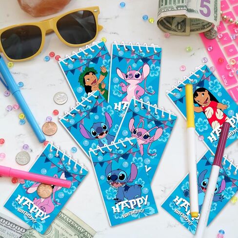 لوازم حفلات الغرز، 24 قطعة من دفاتر الملاحظات الصغيرة لهدايا حفلات أعياد الميلاد، حشوات حقائب جودي، مكافآت الفصل الدراسي، 8 أنواع in Kuwait