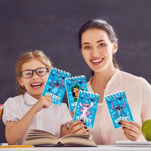 لوازم حفلات الغرز، 24 قطعة من دفاتر الملاحظات الصغيرة لهدايا حفلات أعياد الميلاد، حشوات حقائب جودي، مكافآت الفصل الدراسي، 8 أنواع in Kuwait