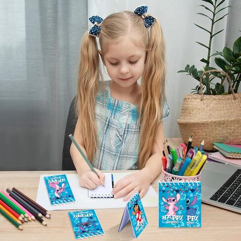 لوازم حفلات الغرز، 24 قطعة من دفاتر الملاحظات الصغيرة لهدايا حفلات أعياد الميلاد، حشوات حقائب جودي، مكافآت الفصل الدراسي، 8 أنواع in Kuwait