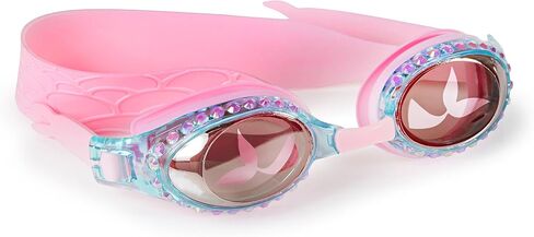 نظارات السباحة Bling 2O Girls Jewel Pink مع حماية من الأشعة فوق البنفسجية (للأعمار من 3 سنوات فما فوق) - خالية من اللاتكس، مادة سيليكون 100% - تتضمن حماية ضد الضباب والأشعة فوق البنفسجية - غطاء واقٍ صلب مع قطعة أنف قابلة للتعديل in Saudi Arabia
