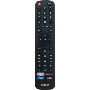 Riry Replacement Hisense TV Remote Control EN2A27 for Hisense Universal Remote Control Compatible with All Hisense 4K LED HD UHD Smart TVs -no Set up Required
