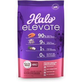 Halo Elevate Dry Dog Food, Healthy Grains Salmon Recipe, 20lb