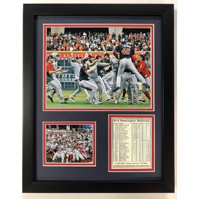 Legends Never Die Washington Nationals - 2019 World Series Champs - Celebration - Framed 12"" x15 Double Matted Photos, Inc., multi