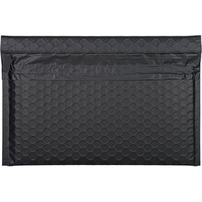 13x10" Side-Opening Black Bubble Mailers (27-Pack)