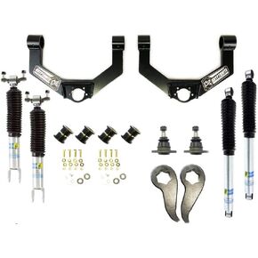 Kryptonite Stage 3 Leveling Kit w/Heavy Duty Control Arms & Bilstein Shocks KR20STAGE3BIL Compatible with 2020-2024 Chevy Silverado/GMC Sierra 2500HD 3500HD
