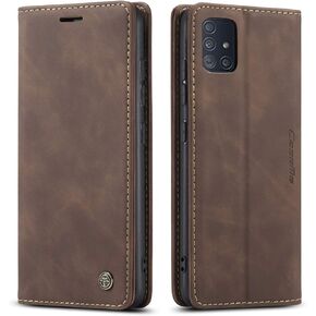 Samsung Galaxy A51 4G Case,Samsung Galaxy A51 Wallet Case Cover,Magnetic Stand Flip Protective Cover Book Style Leather Flip Cover Durable Shockproof Protective Cover for Samsung Galaxy A51 4G(Black)