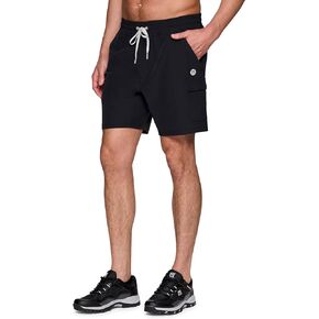 Avalanche Cargo-Style Shorts for Men, Lightweight Quick Drying Woven Basketball Hiking Shorts with Pockets