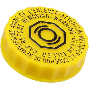 No.4683656AB / Brake Master Cylinder Reservoir Cap for Dodge Journey 2009-2020 for Jeep Wrangler 2001-2017 / Master Cylinder Cap/Front/Durable Plastic / 1Pcs Yellow Black