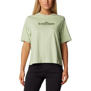 Columbia Women's North Cascades Relaxed Tee, Sage Leaf/Elevated High, Medium