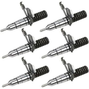 127-8218 1278218 0R-8684 Diesel Fuel Injector 6-Pack for Caterpillar CAT 3116 3126 Engine 535B 525B Skidder 962G 950G 960F Loader TK380 TK371 TK370 TK381