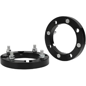 HARUMA 2PCS 1" Thickness ATV Wheel Spacers 4x156mm wheel bolt pattern 12x1.5 studs 131mm hub bore for Polaris Ranger/RZR XP 1000/RZR