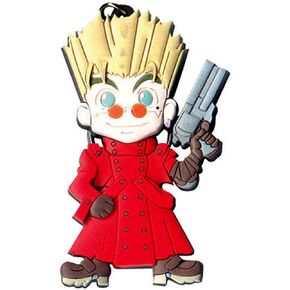 Great Eastern Entertainment Trigun VASH The Stampede PVC Key Chain Multi-colored, 2"
