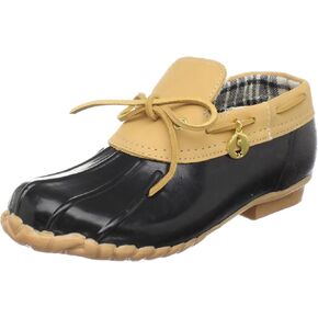 Sporto Women's Daria Duck Shoe,Black/Tan,7 M US