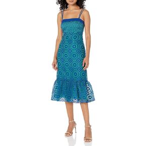 Trina Turk Women's Ruffled Hem Cocktail Dress