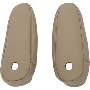 2Pcs For Seat Armrest Leather Cover For Lexus RX 300 330 350 2003 2004 2005 2006 2007 2008 2009 Beige Microfiber Synthethic Leather Insert Cards Cover Upholstery (Skin Only)