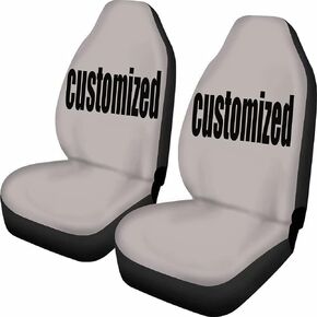 Teal Marble Print Car Front Seat Cover Soft Non-Slip Bucket Seat Protector Car Interior Accessories 2 Pack