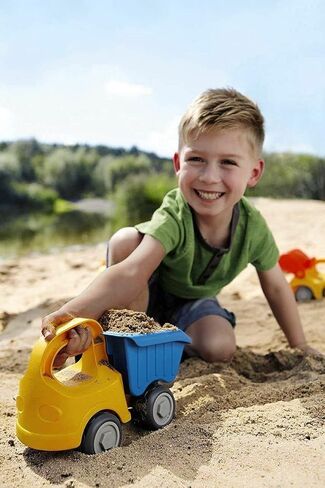 Haba Sand Play Dump Truck for Transporting and Unloading Dirt or Sand at the Beach or in the Backyard - 18 Months and Up in Saudi Arabia