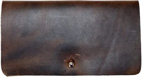 Hide & Drink, Leather Wallet, Holds Up to 4 Cards Plus Flat Bills & Coins/Pouch/Case/Purse/Cash, Handmade :: Bourbon Brown in Saudi Arabia