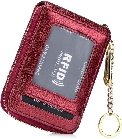 imeetu (مجموعة من مجموعتين) محفظة نسائية للعملات المعدنية ومحفظة حامل بطاقات الائتمان RFID in Kuwait