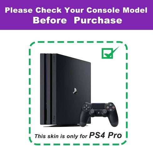 ملصق جلدي واقٍ من الفينيل باللون البرتقالي والأزرق الكوني لكامل الجسم لوحدة التحكم PS4 Pro وقطعتين من جلود وحدة التحكم in Saudi Arabia