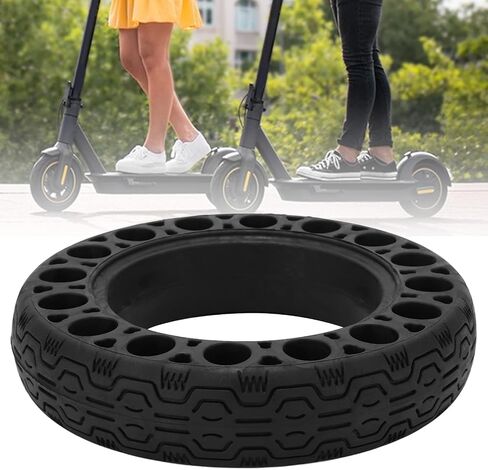 Electric Scooter Solid Tire, 60/70 ‑ 6.5 Electric Scooter Hollow Tire Fits for Ninebot G30 Rubber Electric Scooter Parts in Saudi Arabia