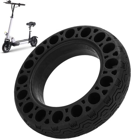 Electric Scooter Solid Tire, 60/70 ‑ 6.5 Electric Scooter Hollow Tire Fits for Ninebot G30 Rubber Electric Scooter Parts in Saudi Arabia