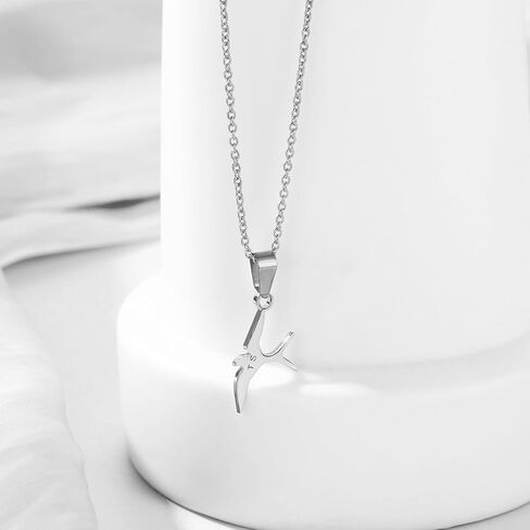 3pcs Necklace Seagull Necklace LOVE Heart Earrings Set Earrings Acrylic Dangle Drop Earrings Necklace Earrings Gifts in Kuwait