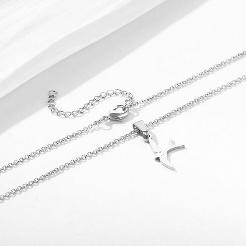 3pcs Necklace Seagull Necklace LOVE Heart Earrings Set Earrings Acrylic Dangle Drop Earrings Necklace Earrings Gifts in Kuwait