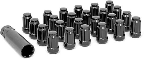 Rough Country Lug Nut Set 1/2 x 20 Black Wheel with Painted (0 x 0. inches /0 x, 0 inches Offset) in Saudi Arabia
