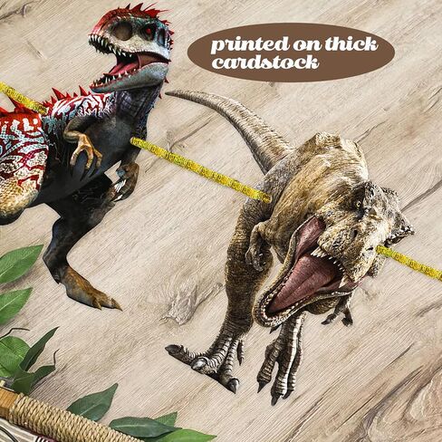Dinosaur Birthday Party Banner Dinosaur Birthday Party Decorations 4Pcs Dino Theme Hanging Banners T-Rex Party Cutout Banner for Dinosaur Roar Baby Shower Supplies in Saudi Arabia