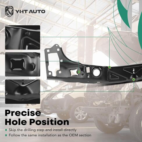 YHTAUTO Radiator Support Front Tie Bar Fit BMW & Mini Models: 2016-2022 X1, 2018-2022 X2, 2014-2022 Cooper, Clubman, Countryman, Radiator Core Support Assembly Replace# 51647434544 in Saudi Arabia