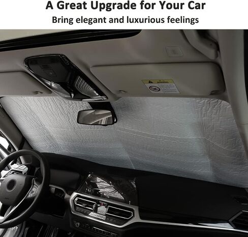 Windshield Sunshade Car Foldable UV Ray Reflector for BMW 3 Series G20 G28 2019-2022 Car Sun Shade Accessories in Saudi Arabia
