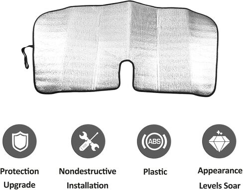 Windshield Sunshade Car Foldable UV Ray Reflector for BMW 3 Series G20 G28 2019-2022 Car Sun Shade Accessories in Saudi Arabia